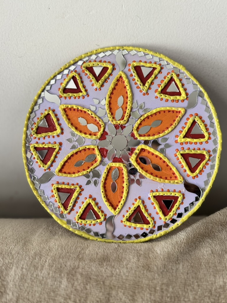 MDF Rangoli - Multicolour